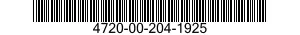 4720-00-204-1925  4720002041925 002041925