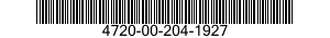 4720-00-204-1927  4720002041927 002041927