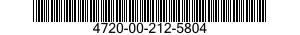 4720-00-212-5804  4720002125804 002125804