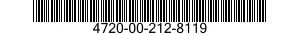 4720-00-212-8119  4720002128119 002128119