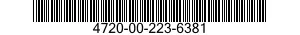4720-00-223-6381  4720002236381 002236381