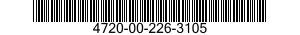 4720-00-226-3105  4720002263105 002263105