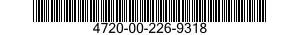 4720-00-226-9318  4720002269318 002269318