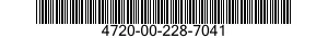 4720-00-228-7041 HOSE ASSEMBLY,NONMETALLIC 4720002287041 002287041