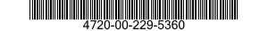 4720-00-229-5360  4720002295360 002295360