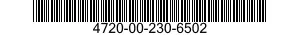 4720-00-230-6502  4720002306502 002306502