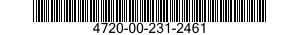 4720-00-231-2461  4720002312461 002312461