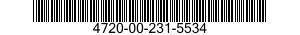 4720-00-231-5534  4720002315534 002315534