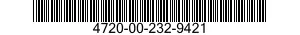 4720-00-232-9421  4720002329421 002329421
