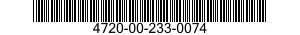 4720-00-233-0074  4720002330074 002330074