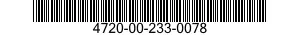 4720-00-233-0078  4720002330078 002330078
