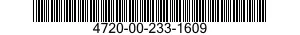 4720-00-233-1609  4720002331609 002331609