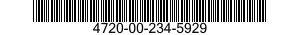 4720-00-234-5929  4720002345929 002345929
