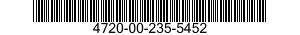 4720-00-235-5452  4720002355452 002355452