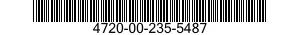 4720-00-235-5487  4720002355487 002355487