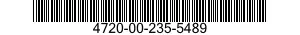 4720-00-235-5489  4720002355489 002355489