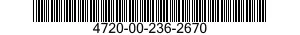 4720-00-236-2670 HOSE ASSEMBLY,NONMETALLIC 4720002362670 002362670