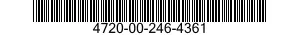 4720-00-246-4361  4720002464361 002464361
