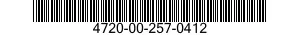 4720-00-257-0412  4720002570412 002570412