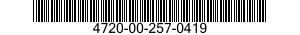 4720-00-257-0419  4720002570419 002570419
