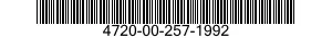 4720-00-257-1992  4720002571992 002571992