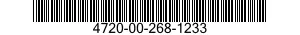 4720-00-268-1233  4720002681233 002681233