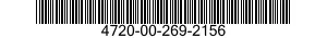 4720-00-269-2156  4720002692156 002692156