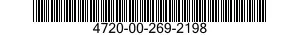 4720-00-269-2198  4720002692198 002692198