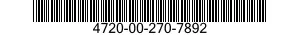 4720-00-270-7892  4720002707892 002707892