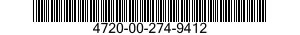 4720-00-274-9412  4720002749412 002749412