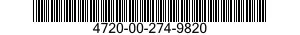 4720-00-274-9820  4720002749820 002749820