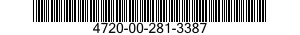 4720-00-281-3387  4720002813387 002813387