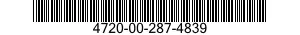 4720-00-287-4839  4720002874839 002874839