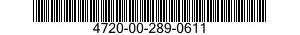 4720-00-289-0611  4720002890611 002890611