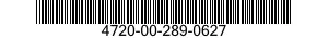 4720-00-289-0627  4720002890627 002890627