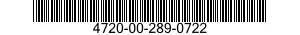 4720-00-289-0722  4720002890722 002890722