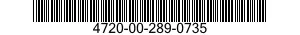 4720-00-289-0735  4720002890735 002890735