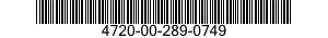 4720-00-289-0749  4720002890749 002890749