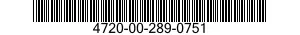 4720-00-289-0751  4720002890751 002890751