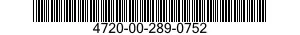 4720-00-289-0752  4720002890752 002890752