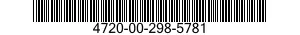 4720-00-298-5781  4720002985781 002985781
