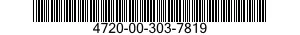 4720-00-303-7819  4720003037819 003037819