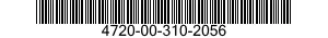 4720-00-310-2056  4720003102056 003102056