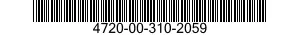 4720-00-310-2059  4720003102059 003102059