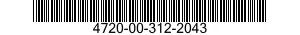 4720-00-312-2043  4720003122043 003122043