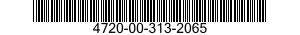 4720-00-313-2065  4720003132065 003132065