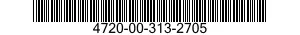 4720-00-313-2705  4720003132705 003132705