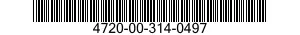 4720-00-314-0497  4720003140497 003140497