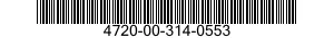 4720-00-314-0553  4720003140553 003140553