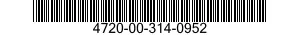 4720-00-314-0952  4720003140952 003140952